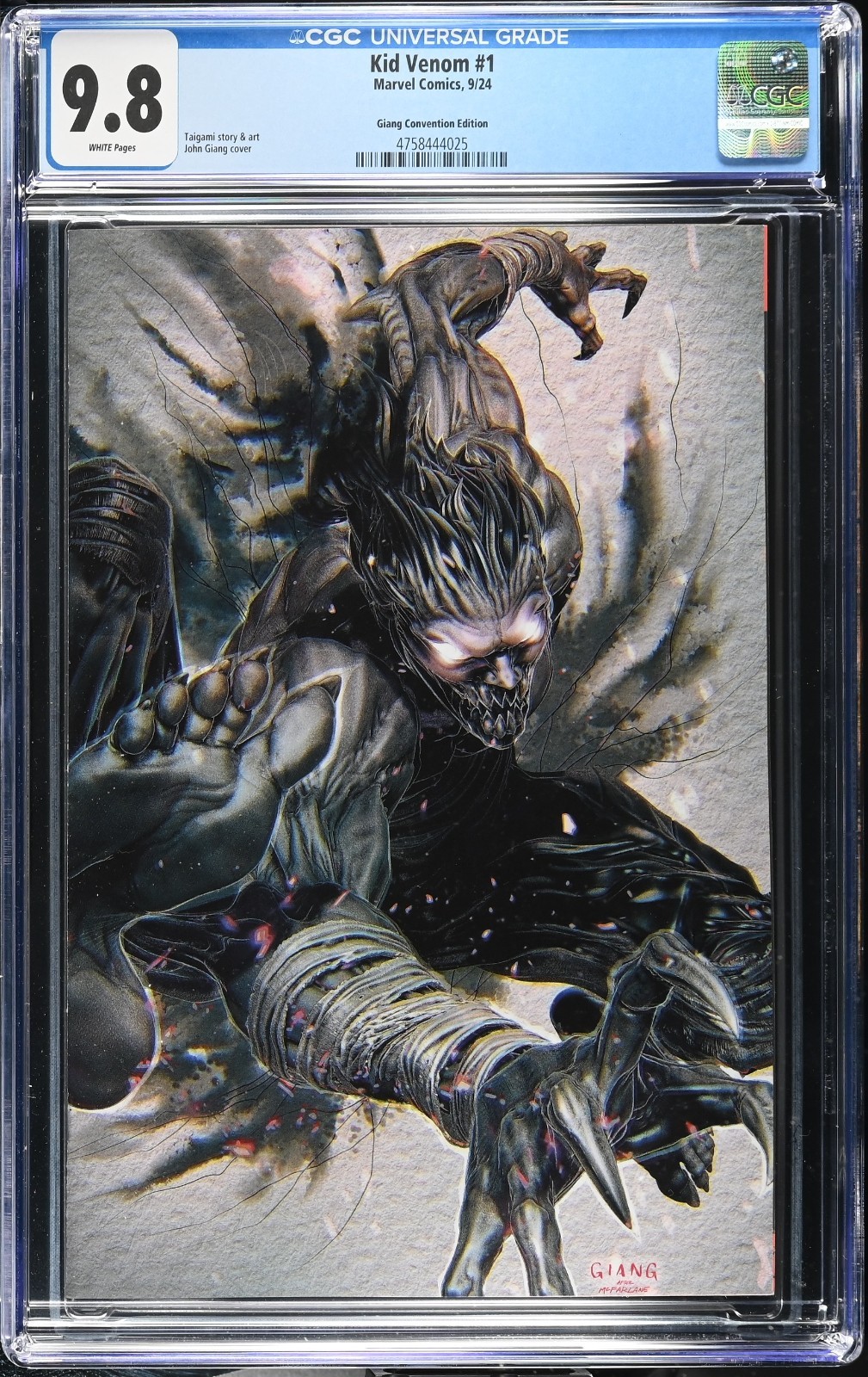🦠 Kid Venom #1 CGC 9.8 WP Marvel 2024 John Giang Convention Edition