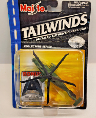 2001 Maisto Trailwinds RAH-66 Comanche Helicopter with Stand. Carded