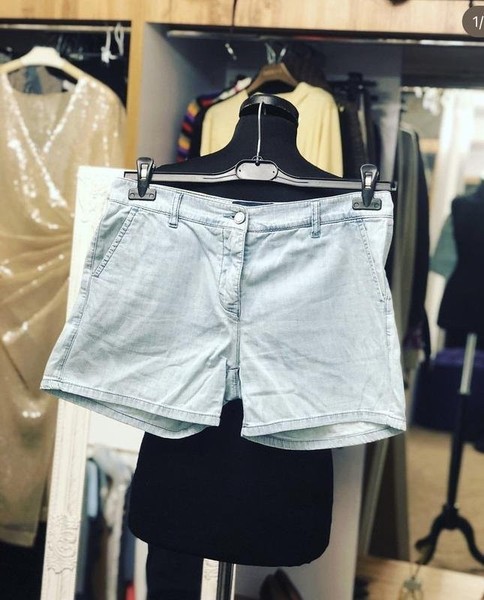 Women Ermanno Scervino Shorts Blue 36 / S / 44