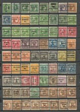 ETATS UNIS : PRECANCELS  : WISCONSIN : 126 Timbres différents
