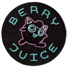 Pokemon Movie Jigglypuff Berry Juice Embroidered Iron On Patch