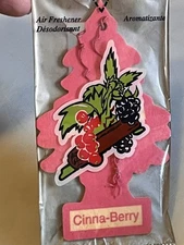 LITTLE TREES CINNA-BERRY scent GENUINE OEM air freshener discontinued NEW  1 PC.