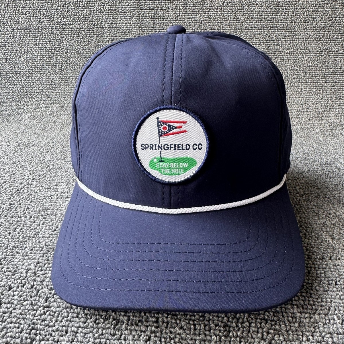 Imperial Springfield CC Golf Rope Snapback Cap OSFA