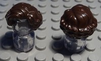 Lego Figur ZubehöR Haar Dunkelbraun FüR Frau