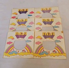45 RPM 7" RECORD SLEEVES CO. SLEEVE 6 PACK SEE PHOTOS RCA Records SLV337