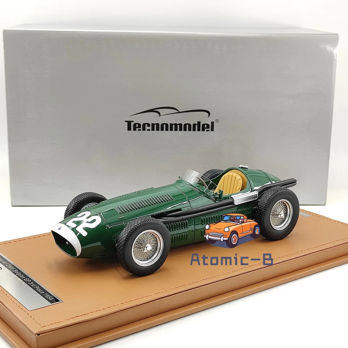 Large scale CMC model of a Maserati 250F Grand Prix racing car Stock