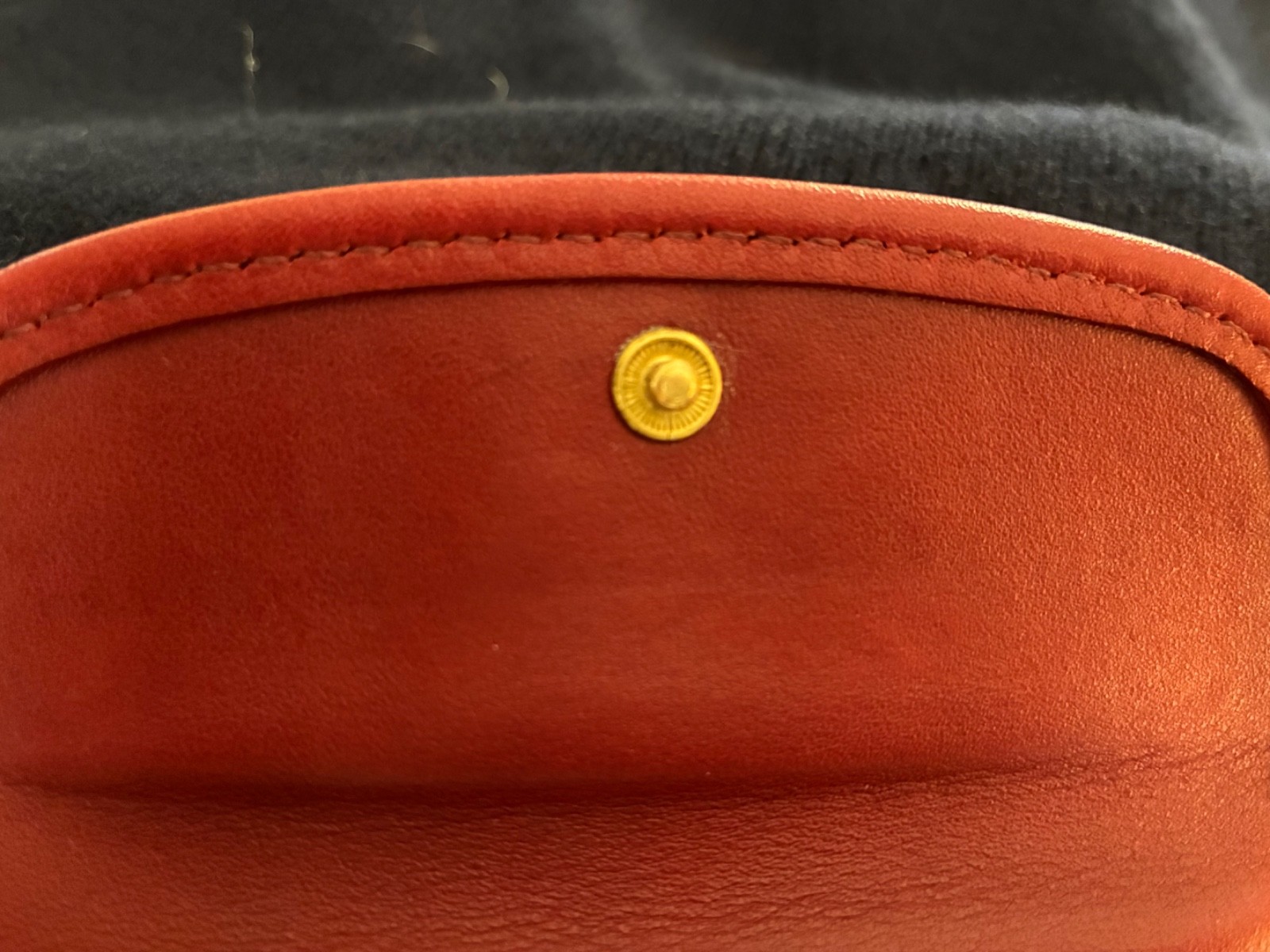 COACH VINTAGE RED LEATHER MULTI FUNCTION PURSE WA… - image 10