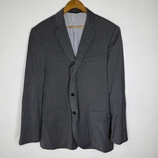 Brooks Brothers Blazer Mens 44R Gray Explorer Madison Fit Two Button Jacket Suit