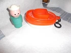 Vintage Fisher Price Little People Tugboat & Jumbo Sailer 1978