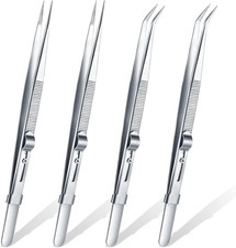 4 Pieces Precis Soldering Tweezer ESD Industrial Eic Tweezers