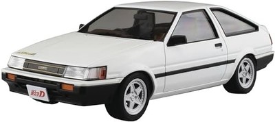 AOSHIMA Initial D 1/24 Toyota AE85 Levin Plastik Modellbausatz Itsuki JAPAN Y...