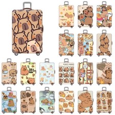 Capybara  Cartoon Travel Luggage Cover Protective Elastic Suitcase CoveR 18"-32"