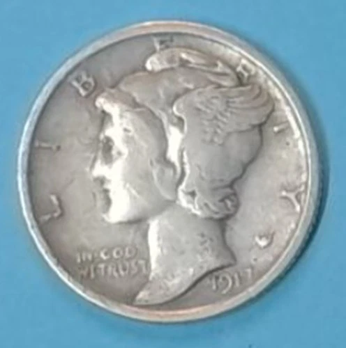1917-D Mercury Dime — photo from another recent sale
