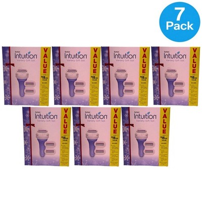 Schick Intuition Variety Gift Set Razor Kit 7 Pack New