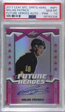 2017 Leaf Metal Sports Heroes Future Pink 4/4 Nolan Patrick PSA 10 Auto 5w7