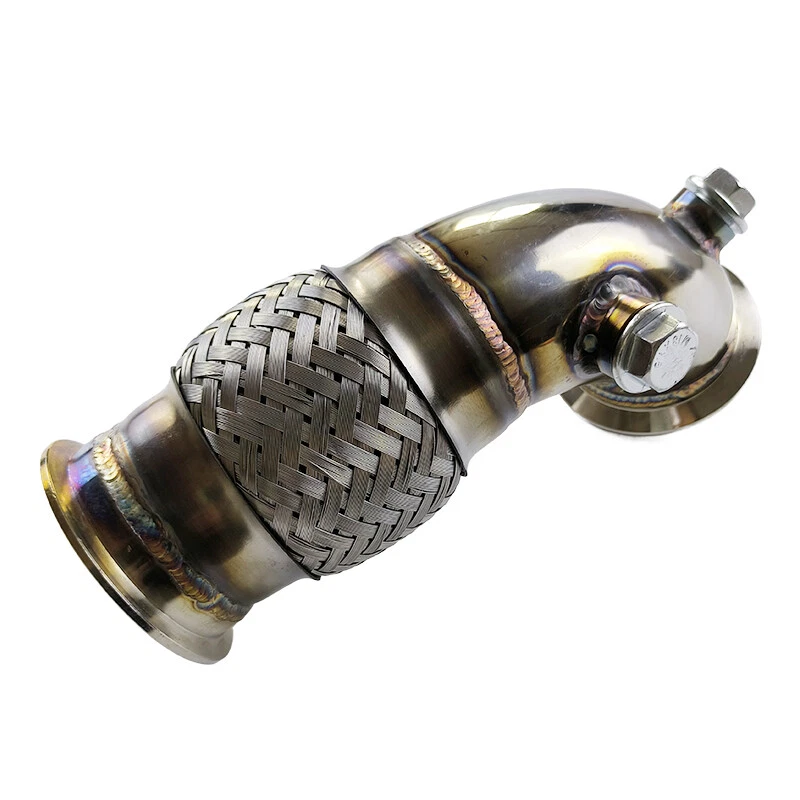 2.5" inch V-Band pipe Low Profile 90 Degree with Flex Bellow Pipes Stainless - Image 3 of 4