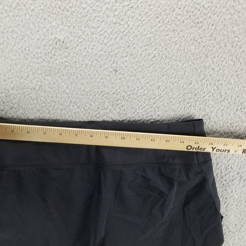 Athleta Chaturanga 7/8 30W X 4 Tight High Rise Black Shorts Tennis Lined NWOT - Picture 2 of 10