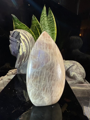 Blauer Mondstein-Mondstein-Mondsteinquarz—Mondstein Kristall-Kristallständer - Bild 18 von 21