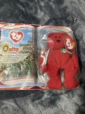 Osito The Bear Mexico International Bears II TY Teenie Beanie Baby