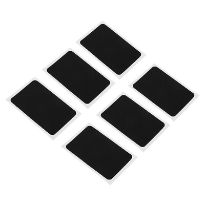 Daunenjacke Reparatur Patch 2'''' x 3'''', 6 Stck. Selbstklebend Stoff Patch-Schwarz