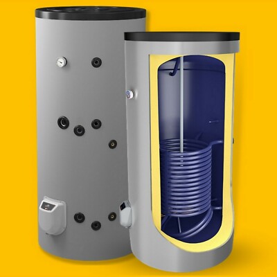 Kombispeicher Warmwasserspeicher 1 Wärmetauscher Elektrospeicher 150-1000 Liter 