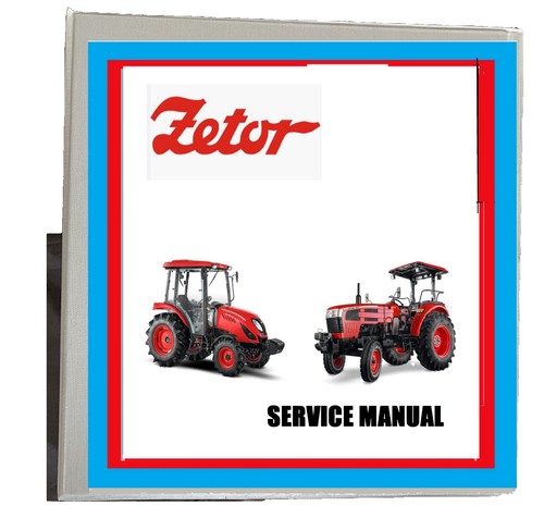 Manuel Pièces Zetor Pour Tracteurs 5011, 6011, 6045, 7011, 7045 - CD Atelier Neuf