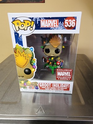 Funko Pop! Marvel Groot (Holiday) #536 Marvel Collector Corps Exclusive