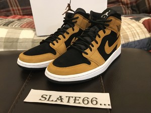 Nike Air Jordan 1 Mid se desierto ocre UK 5 nos 7.5W Nuevo Y En Caja  DB5453-700 | eBay