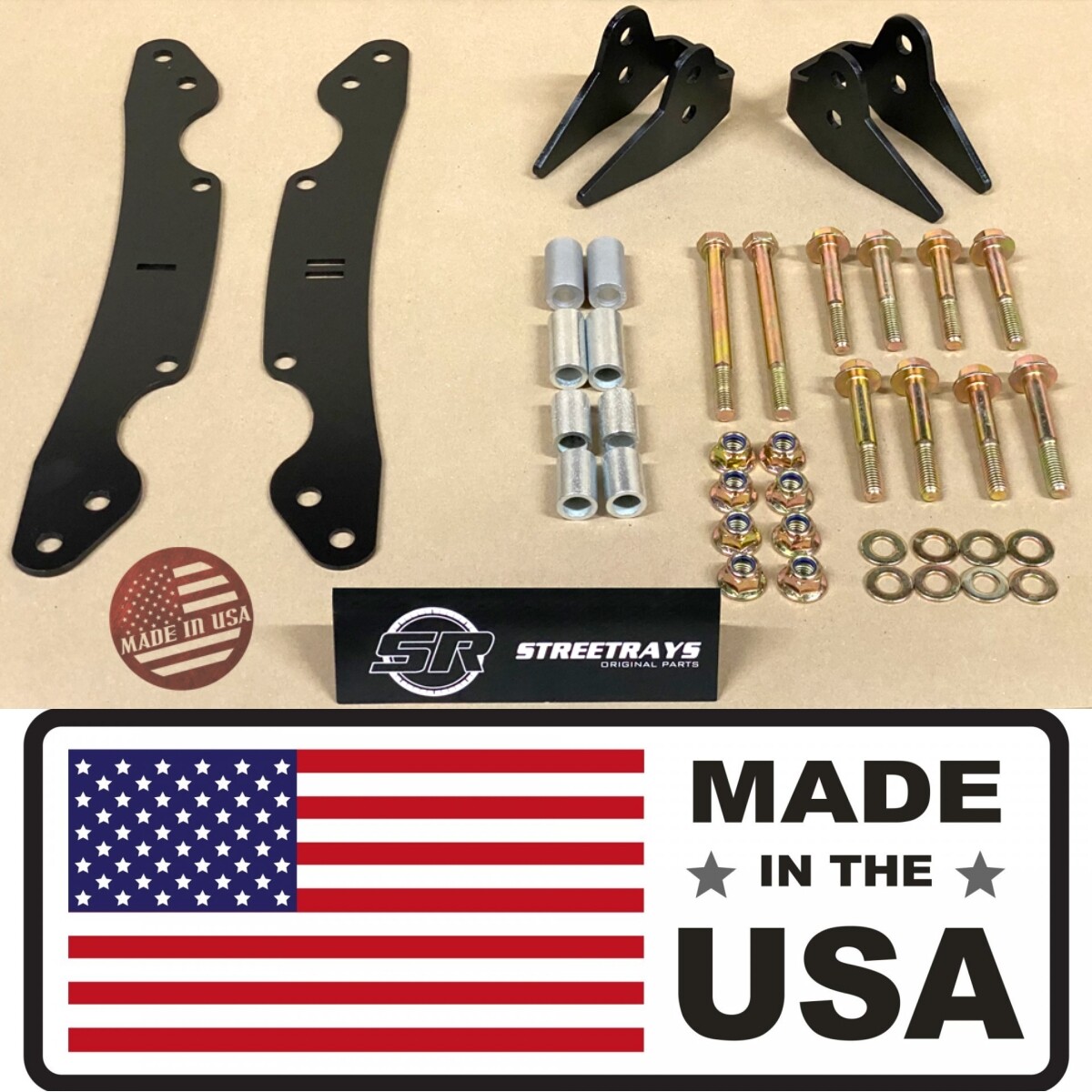 2" Front & Rear Full Lift Kit For Polaris Scrambler XP Sportsman 550 850 1000 – 21ST ZT245, No Cutting Needed
