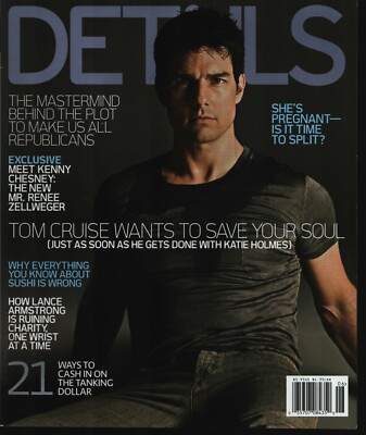 Details Magazine June July 2005 Tom Cruise Lance Armstrong Holmes 090321WEEB