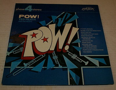 Ted Heath And His Music Pow Phase 4 Stereo London LP Record Gf Vg++/Vg++ Oop