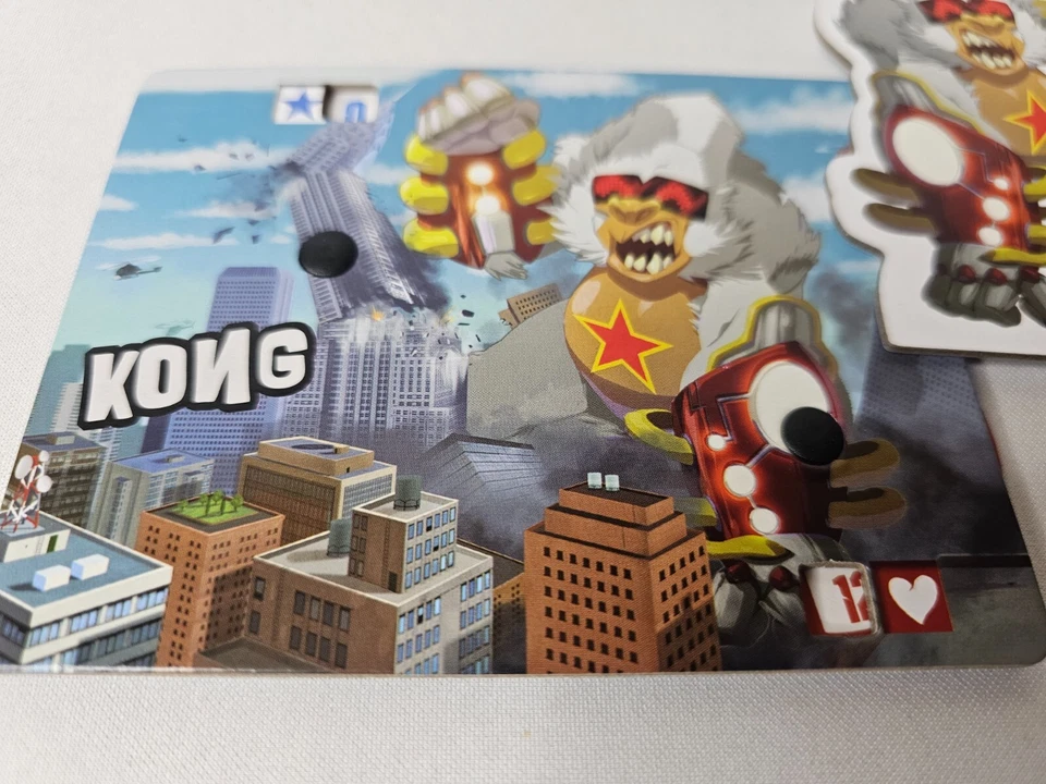 King Of NEW YORK 'KONG' Cardboard Figure/Monster Board Pieces - Image 3 of 3