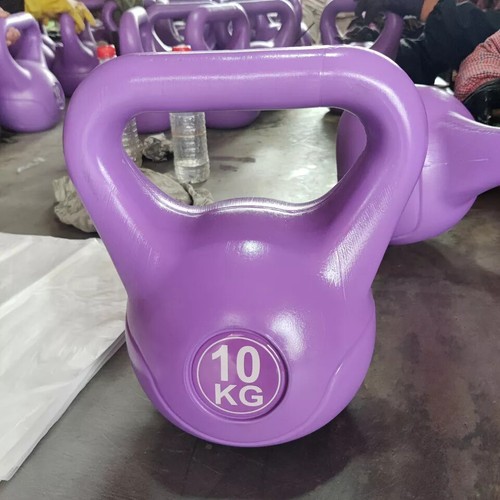 Juego de pesas Kettlebells vinilo, hierro fundido gimnasio fitness entrenamiento 4-20 kg - Imagen 39 de 51