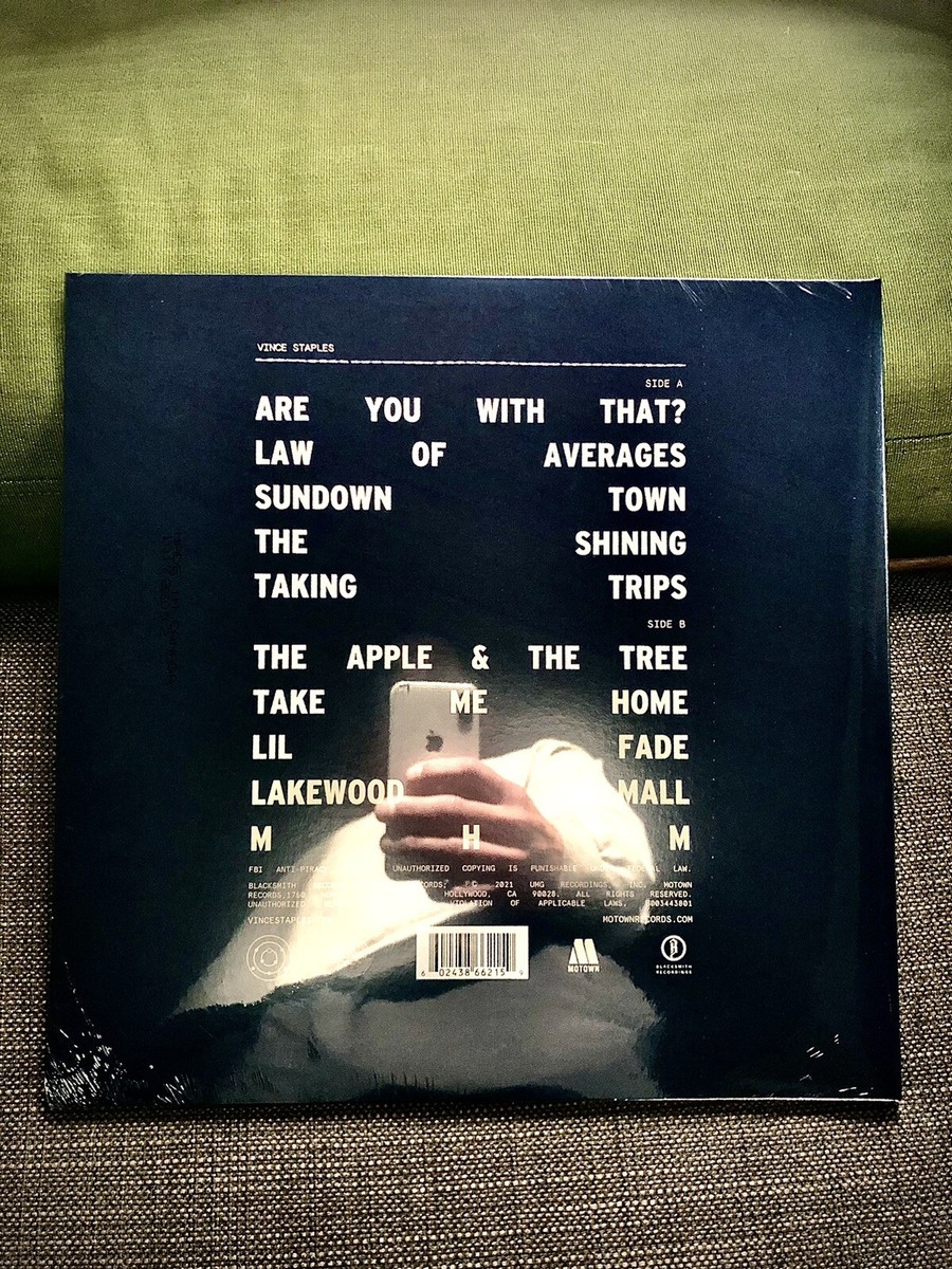 Vince Staples Self Titled Album - Limited Blue Colored Vinyl