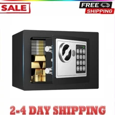 Fireproof Small Safe Box Digital Electronic Security Safe Box with Keys for Home