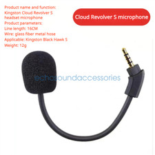 Replacement Microphone for Kingston Hyperx Revolver S Headphone