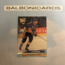 1992-93 Ultra Blues Hockey Card #190 Ron Sutter NM+ Free Shipping!