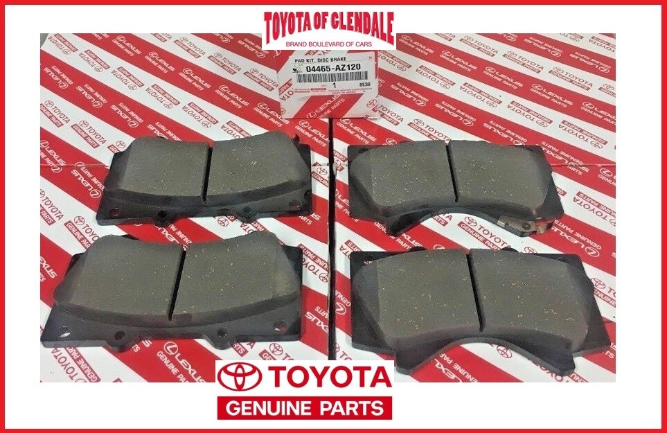 2007-2021 TOYOTA TUNDRA FRONT CERAMIC BRAKE PADS GENUINE OEM 04465