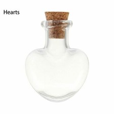 1000pcs Clear Mini Empty Glass Bottles Wish Pendant Necklace Charms Vials DIY GQ
