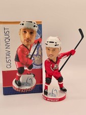 GUSTAV NYQUIST AUTOGRAPHED GRAND RAPIDS GRIFFINS bobblehead SIGNED RED WINGS