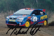 Michael Guest WRC & ARC Rally driver 6x4 Autographed photo Ford