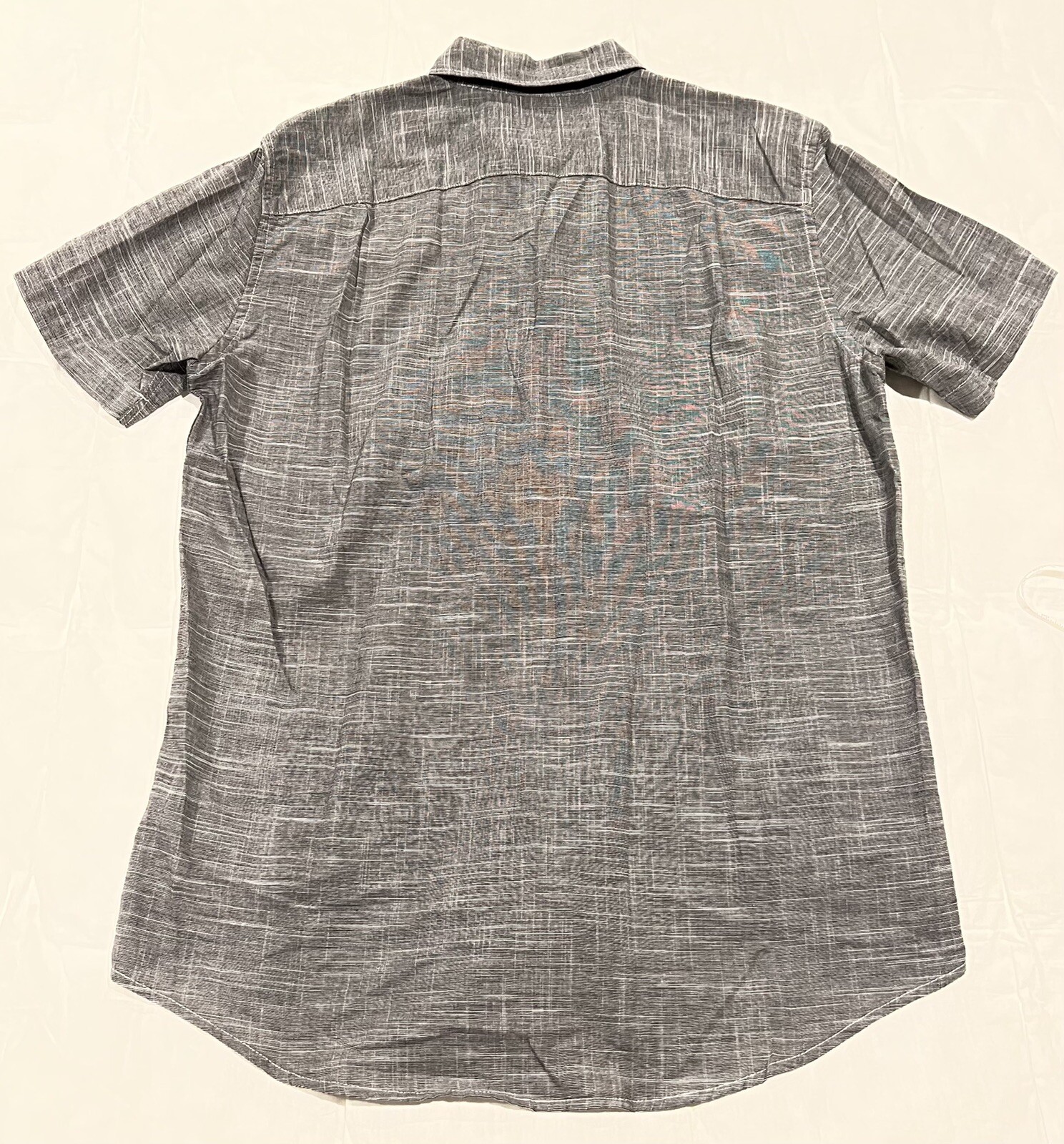 American Eagle Gray Checkered Button Down Shirt M… - image 7