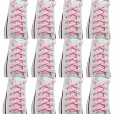 12 pairs Flat "Light Pink" Sneaker Athletic String 27",36",45",54",63" Shoelace