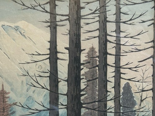 Henmi Takashi Mount Fuji From Lake Yamanaka 1852 12 X 9.75” Woodblock Original - Picture 12 of 15