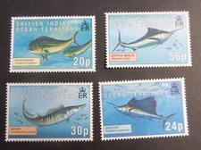 British Indian Ocean BIOT 1995 Gamefish fish marlin SG172/5 MNH UM unmounted