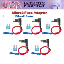 Tap Add-A-Circuit Blade Fuse Adapter +15A Fuses Micro2/Standard/Mini Low-Profile