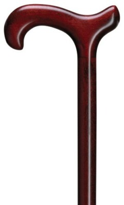 Harvy Made in Germany Blue Finish Maple Wood Derby Handle Men's Walking Harvy Made in Germany Blue Finish Maple Wood Derby Handle Men's Walking