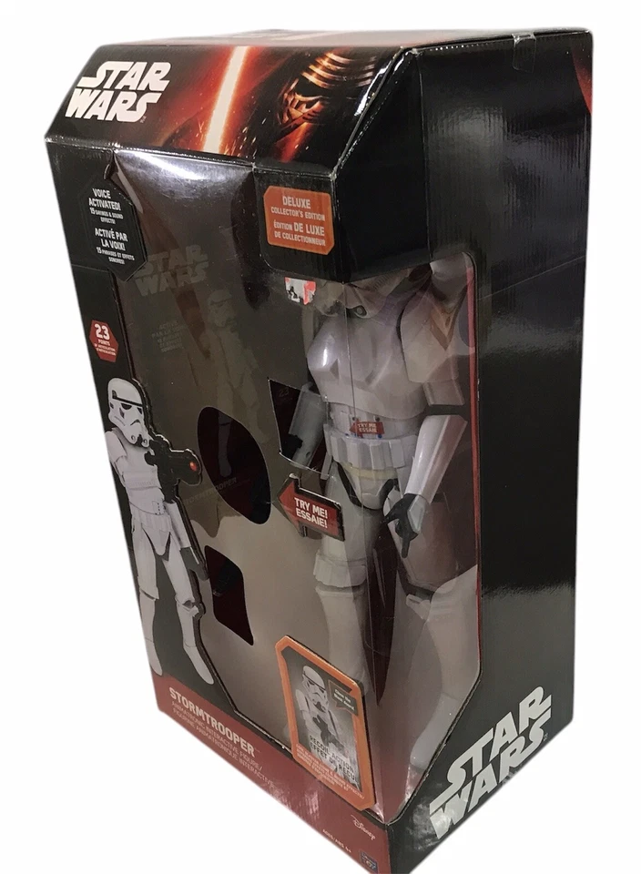Boneco de ação interativo Animatronic 17” Star Wars Stormtrooper movimento e som - Imagem 4 de 4