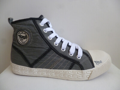 Canvas Leinenschuhe Stiefel Boots Sneaker Sneakers Schuhe grau 833188 