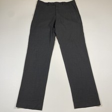 Chaps Pants Men’s 34x34 Gray Slim Performance Trousers Measures 34x33